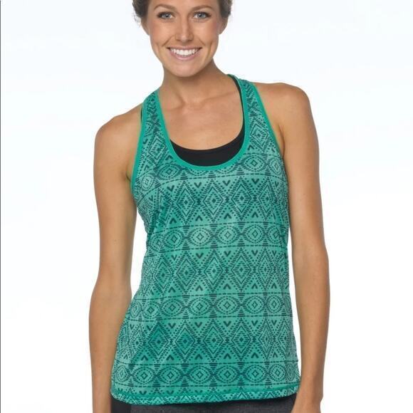 Prana Luca tribal print racerback tank top - Picture 1 of 5